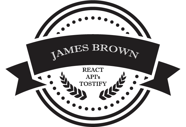 James Brown landpage